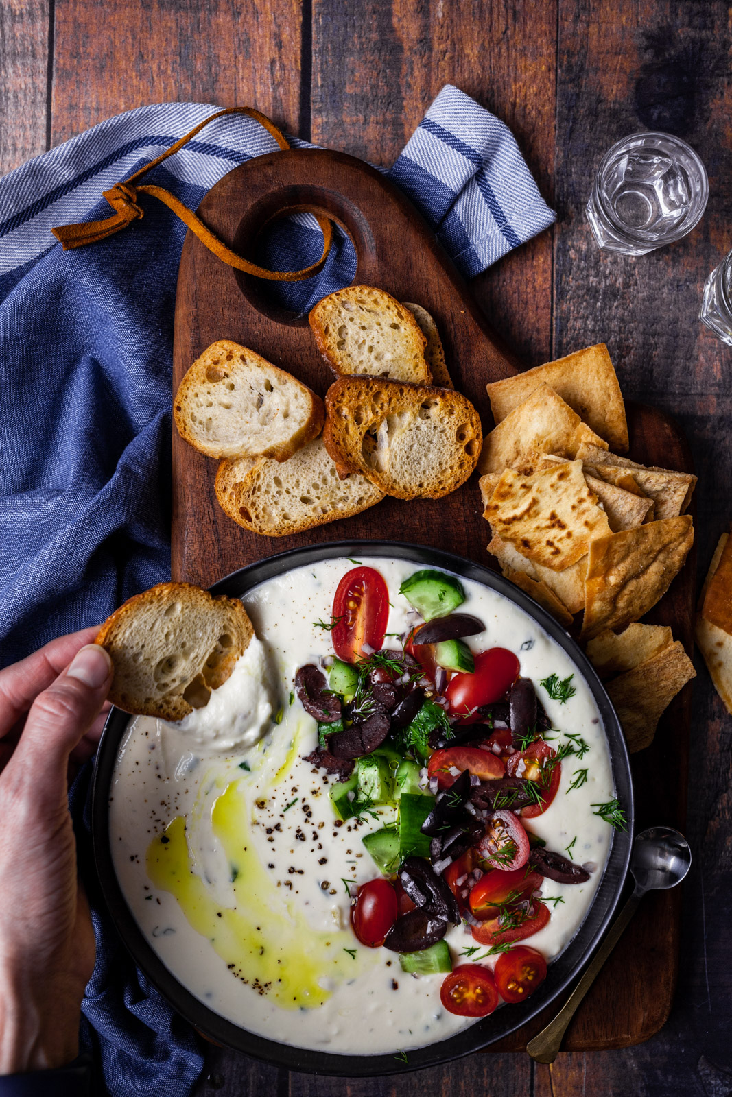 Greek Cheese Fondue