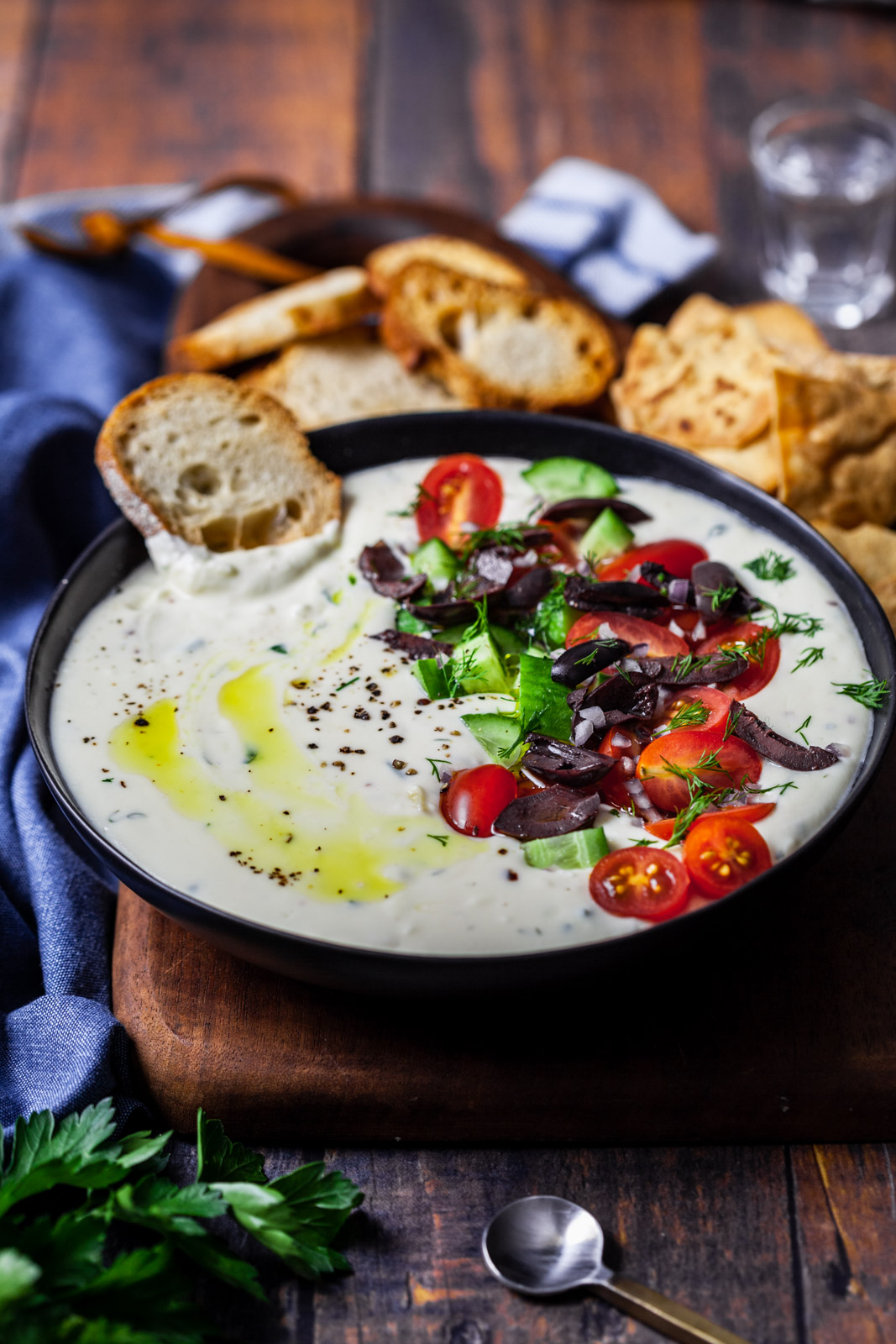 Greek Cheese Fondue