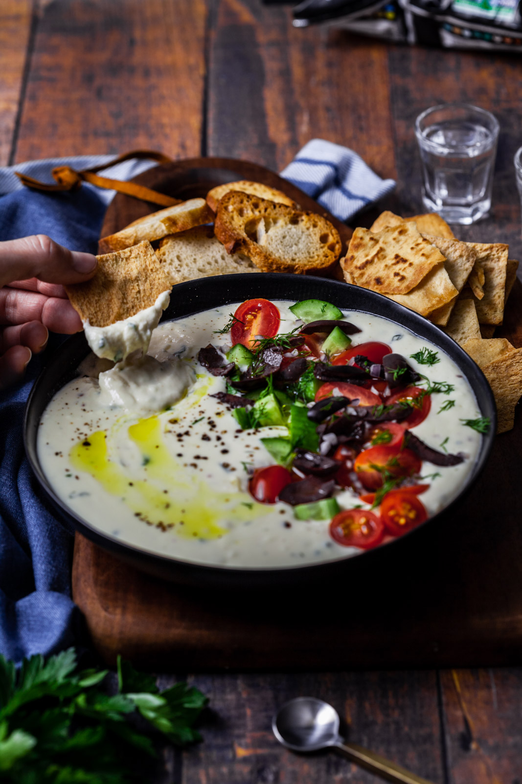 Greek Cheese Fondue