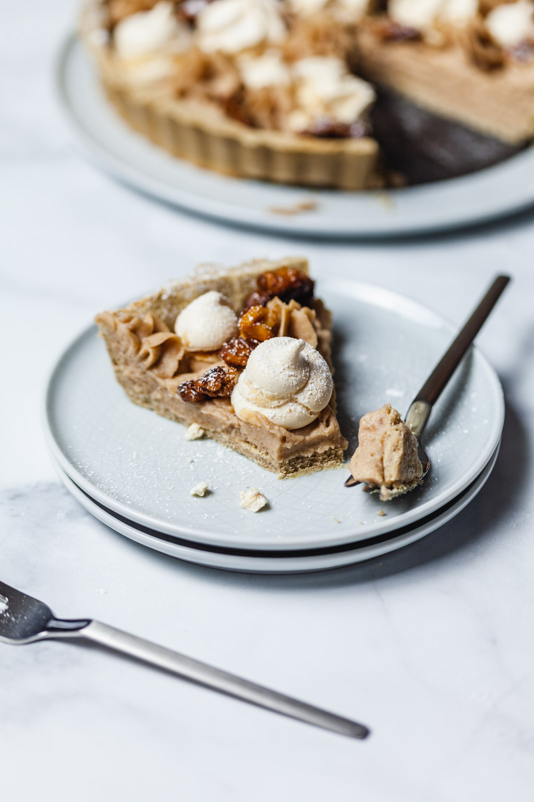 Mont Blanc Chestnut Dessert Tart