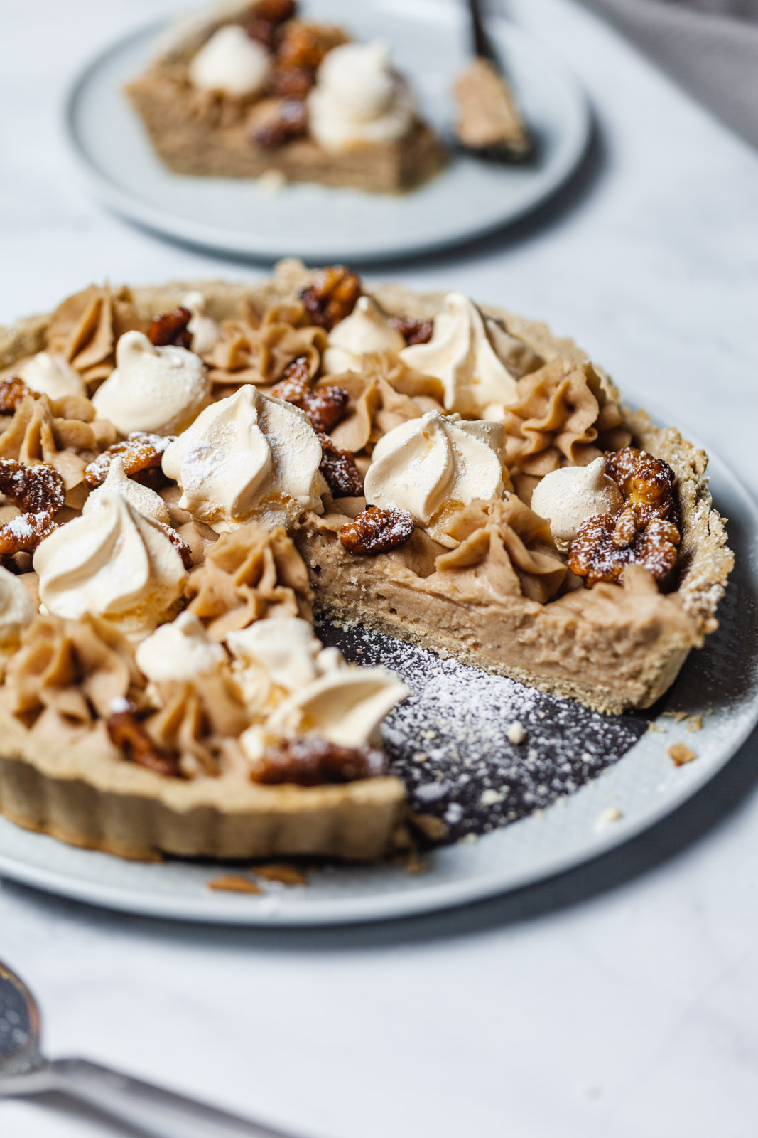 Mont Blanc Chestnut Dessert Tart