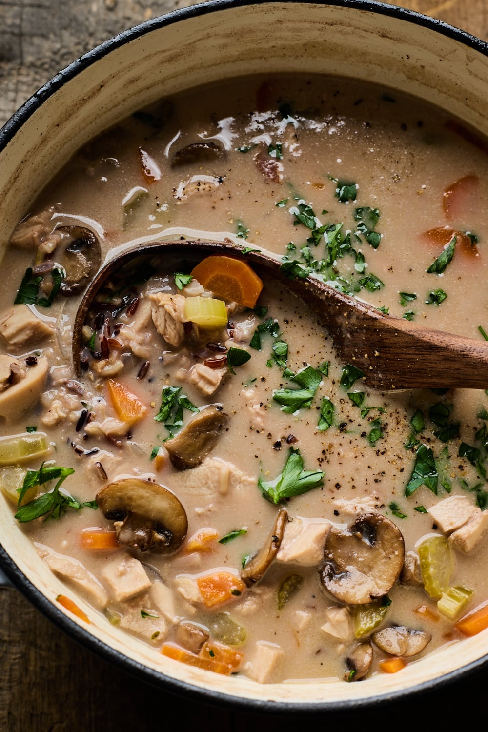 Creamy Chicken And Wild Rice Soup