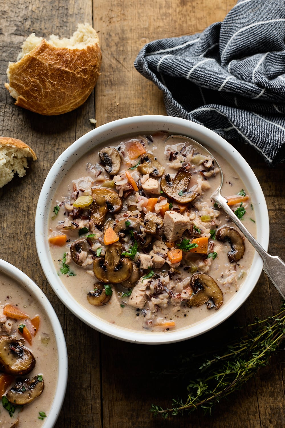 Creamy Chicken And Wild Rice Soup