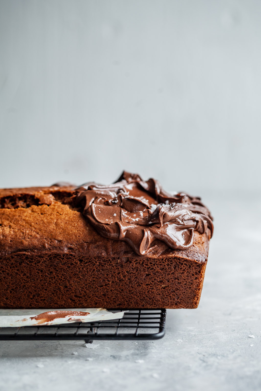 Chestnut Bread With A Brown Butter Chocolate Whipped Ganache