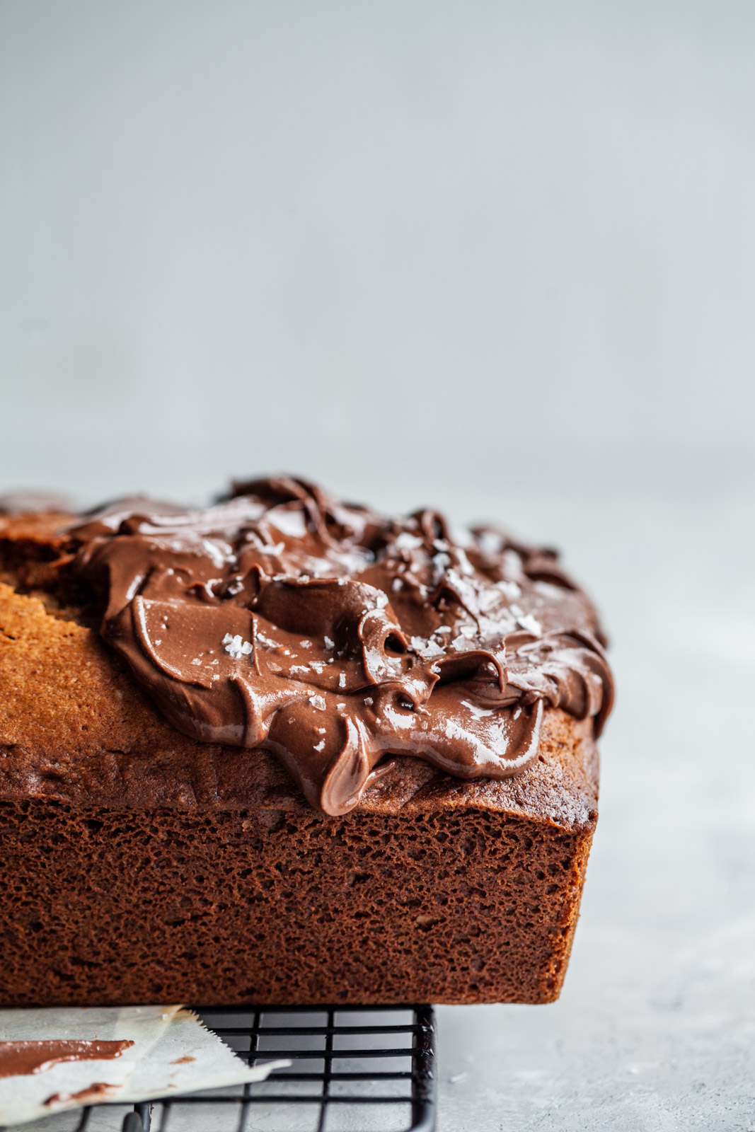 Chestnut Bread With A Brown Butter Chocolate Whipped Ganache