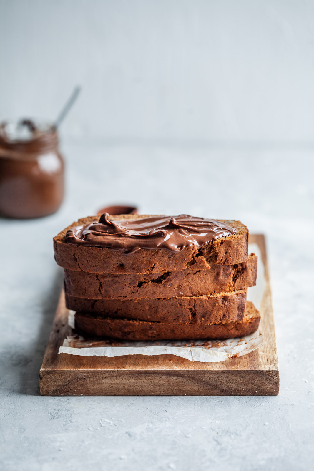 Chestnut Bread With A Brown Butter Chocolate Whipped Ganache