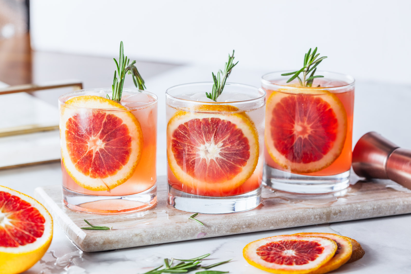 Blood Orange Vodka Sparkler