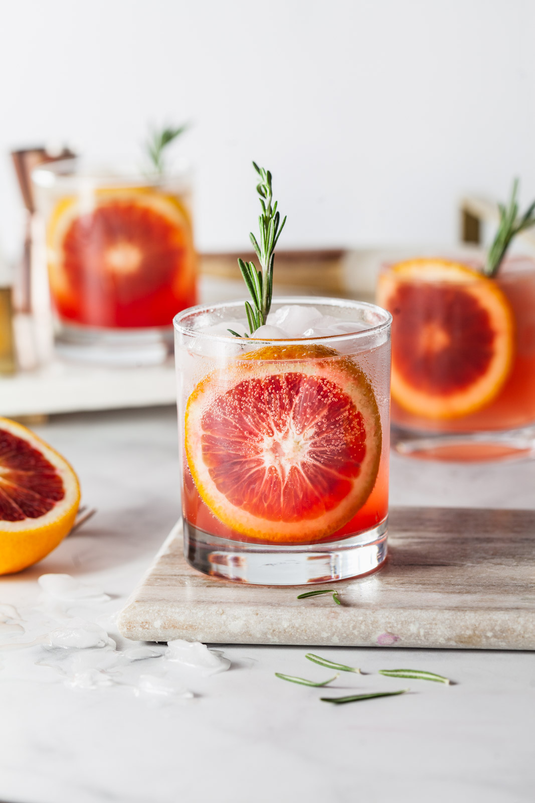 Blood Orange Vodka Sparkler