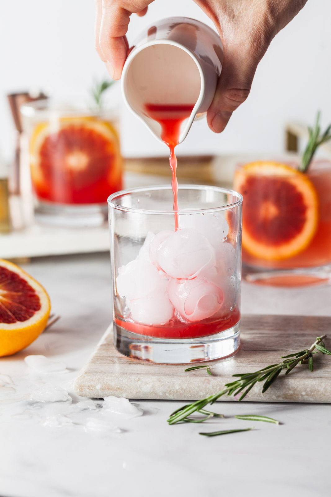 Blood Orange Vodka Sparkler