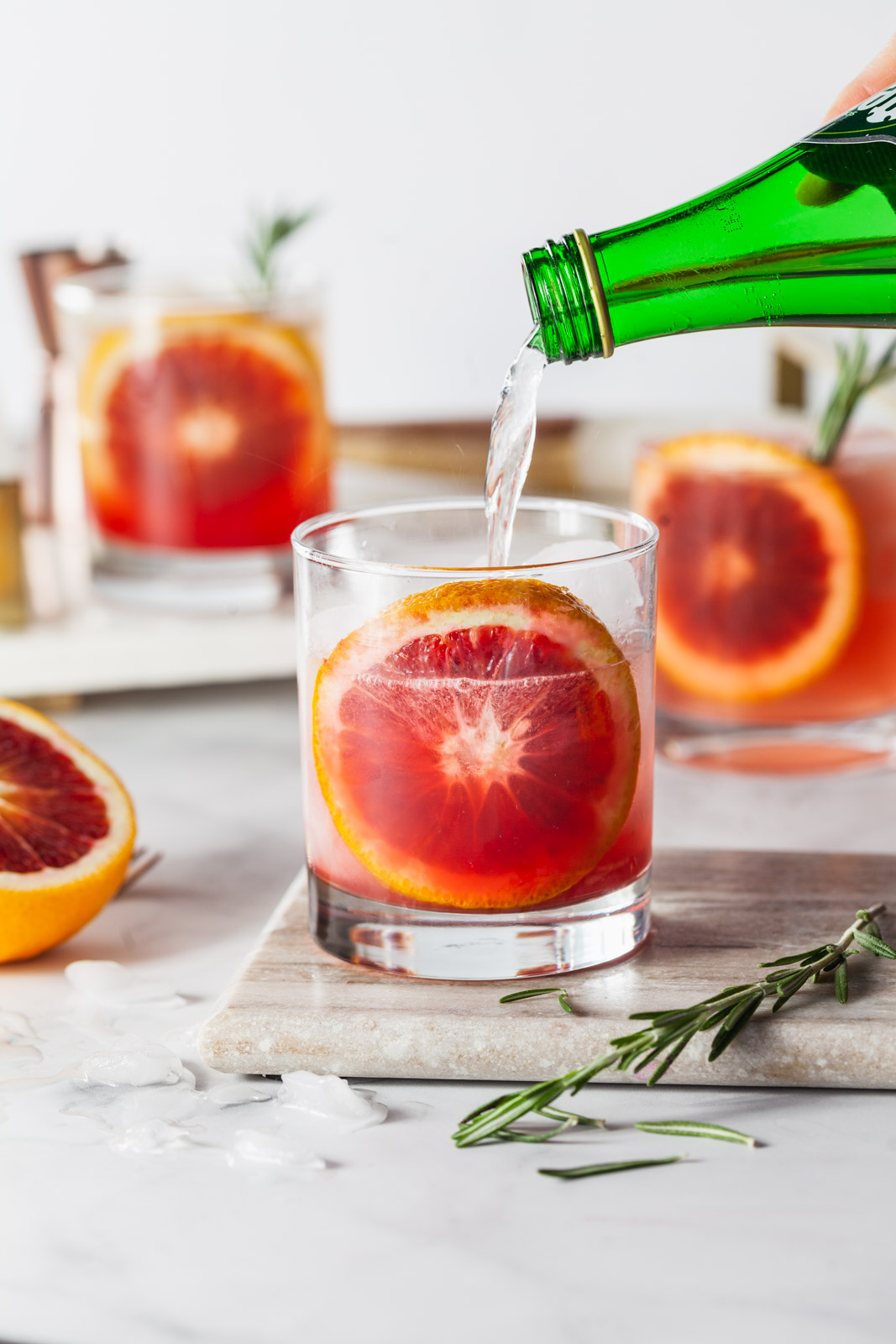 Blood Orange Vodka Sparkler