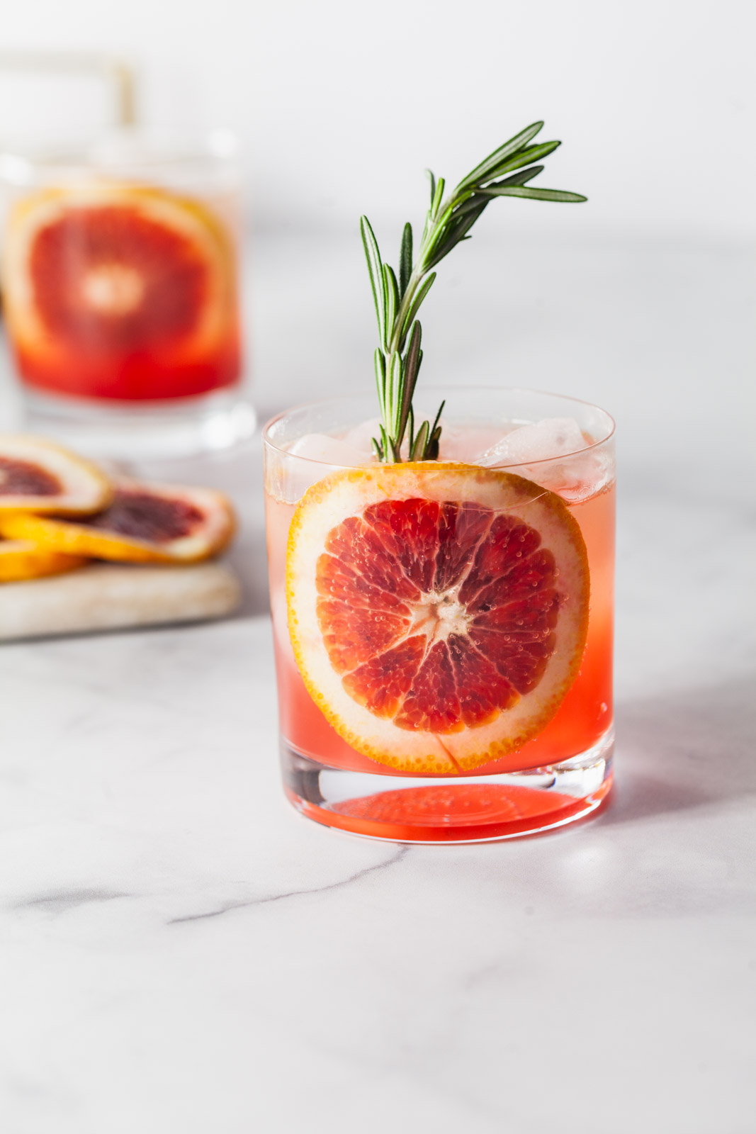 Blood Orange Vodka Sparkler