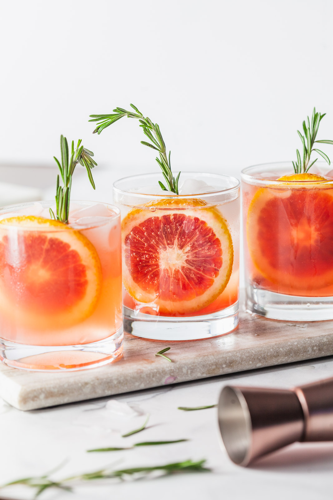 Blood Orange Vodka Sparkler