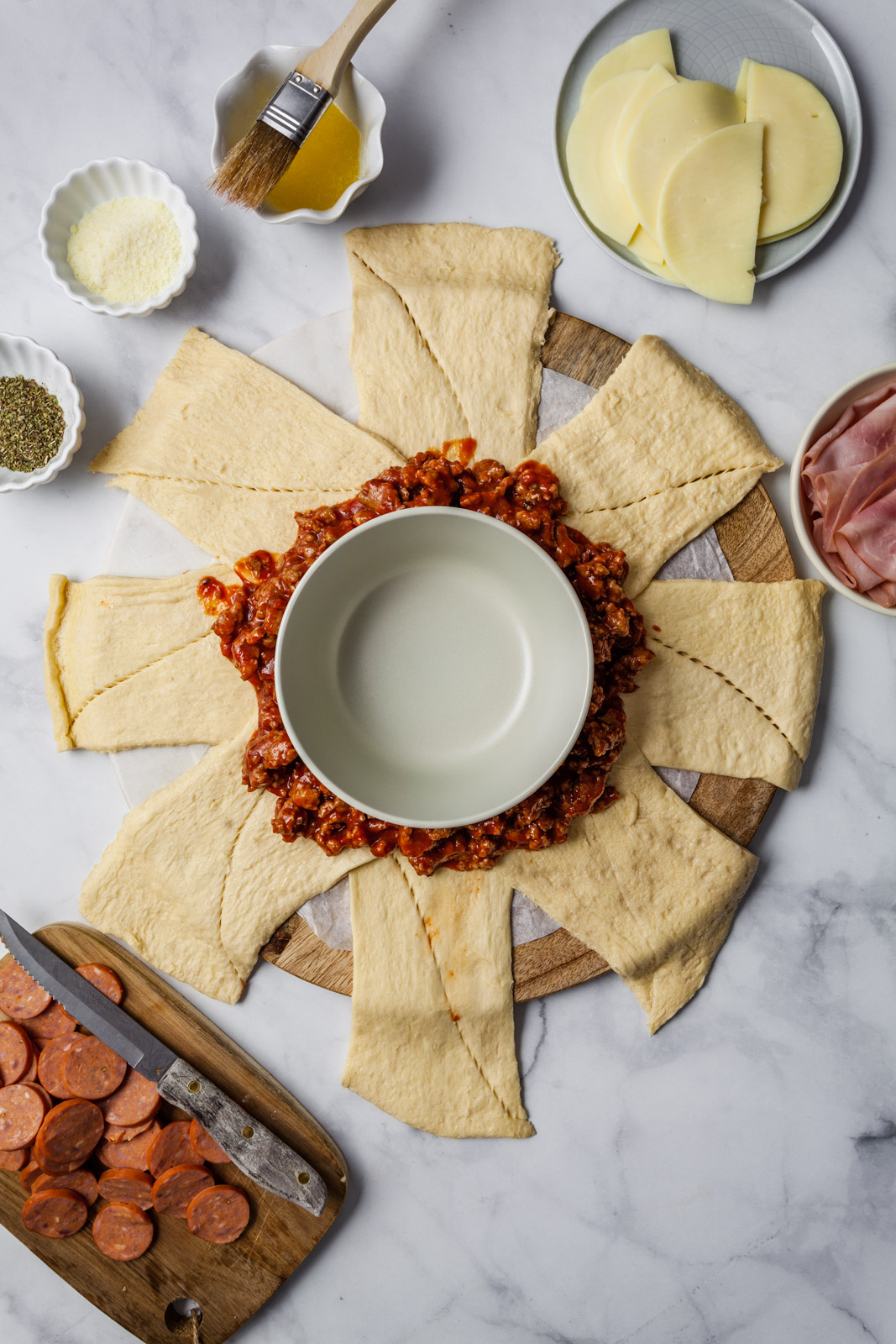 Pizza Crescent Ring