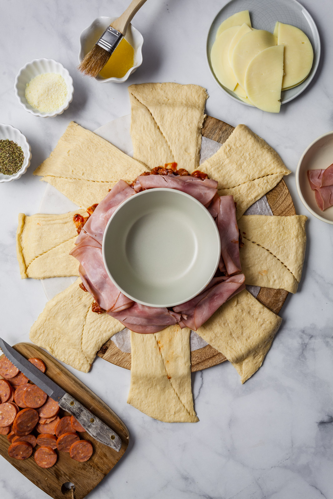 Pizza Crescent Ring