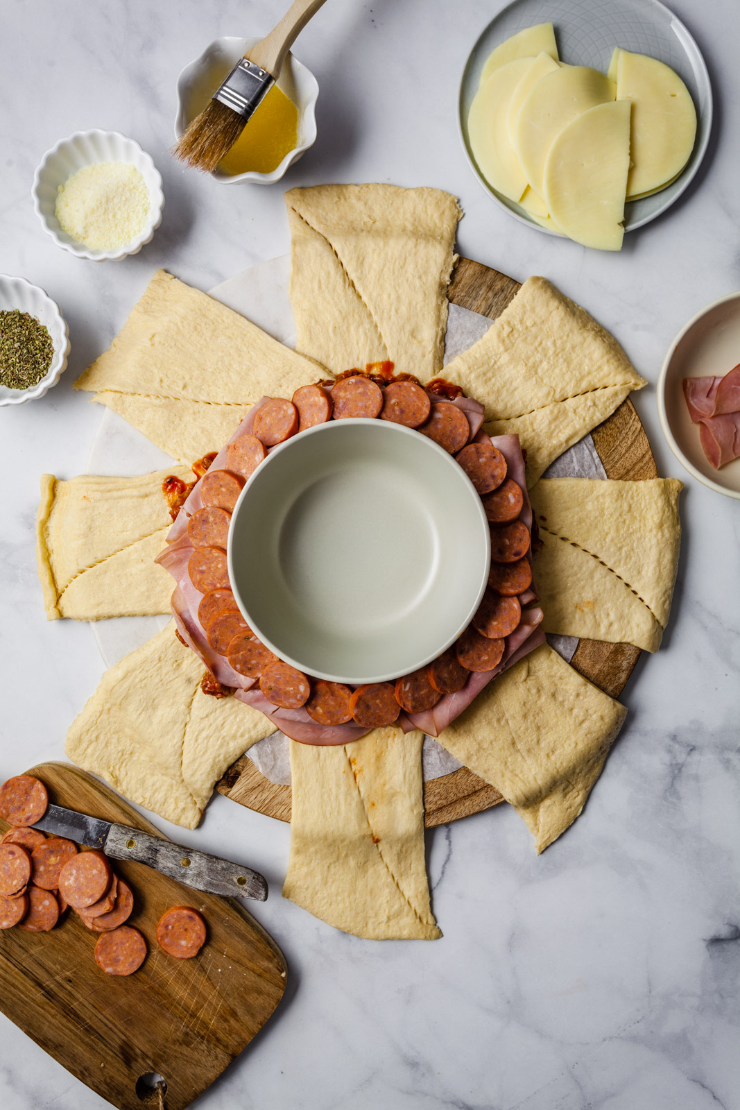 Pizza Crescent Ring