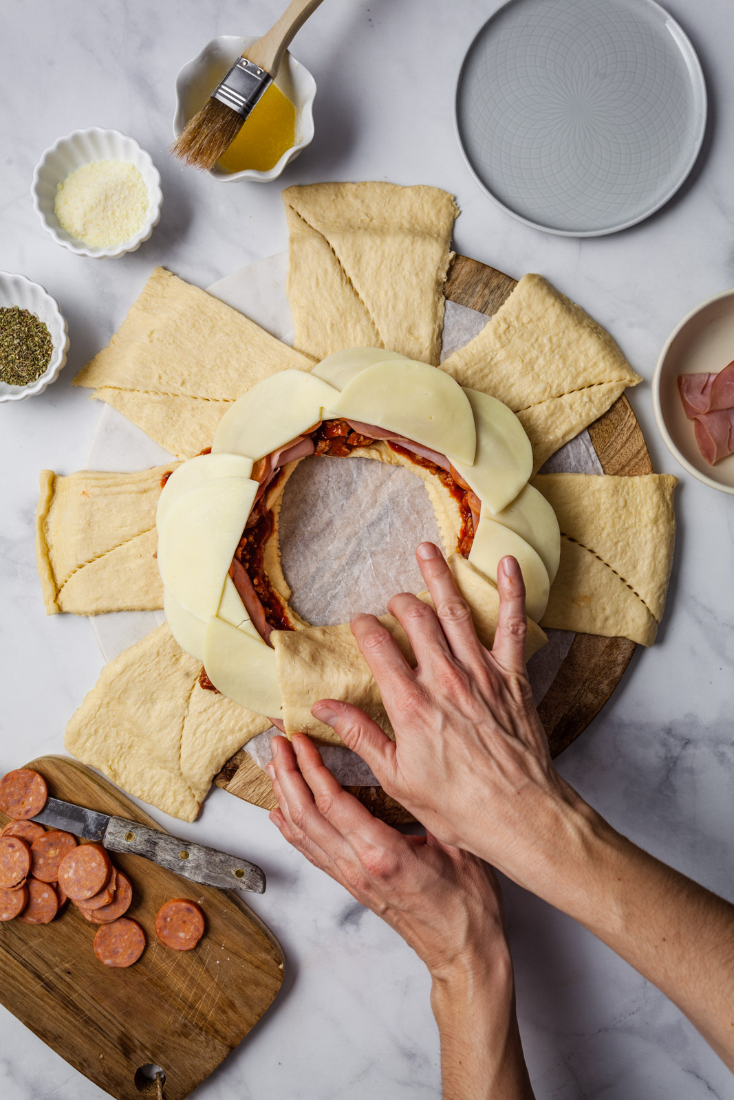 Pizza Crescent Ring