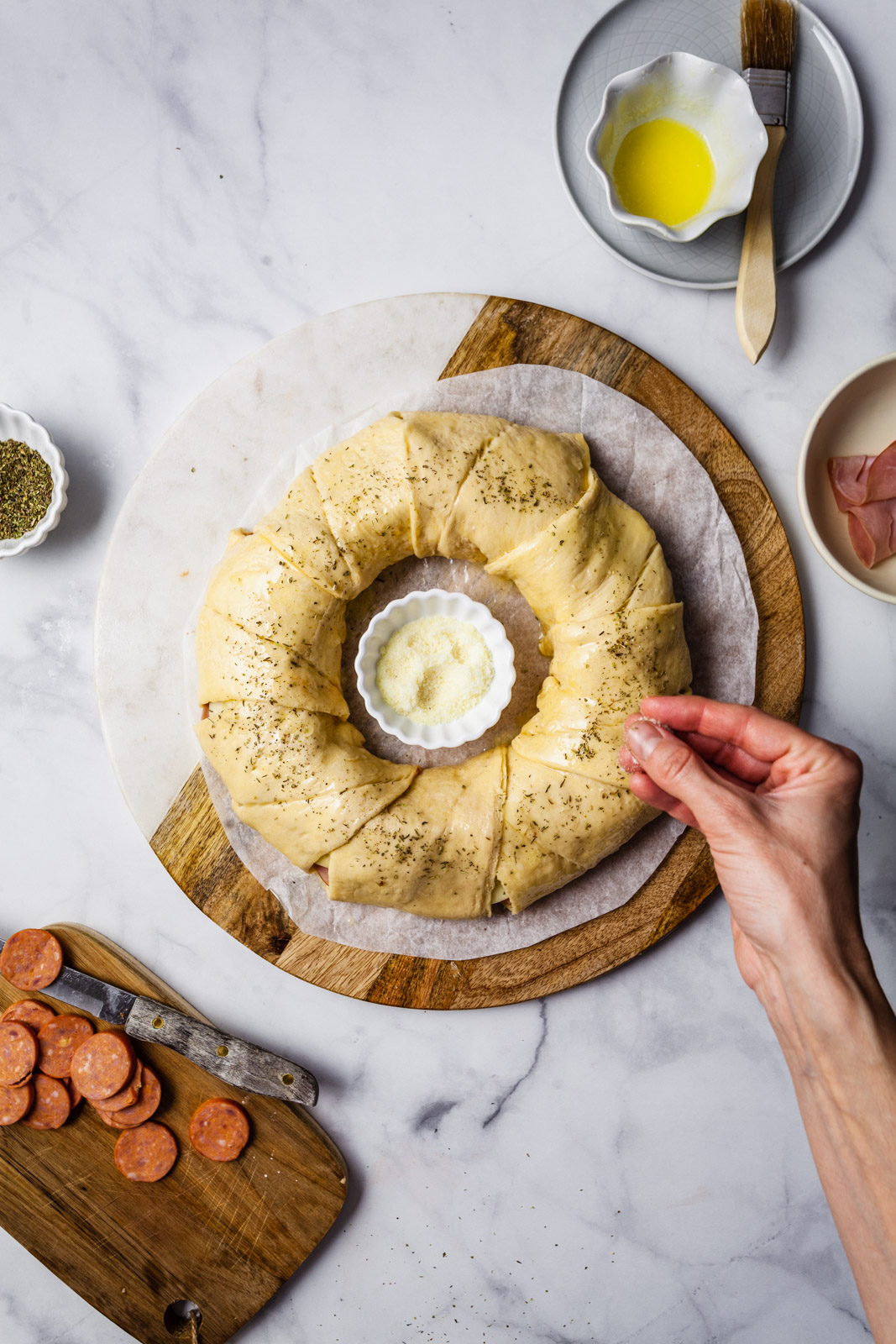 Pizza Crescent Ring