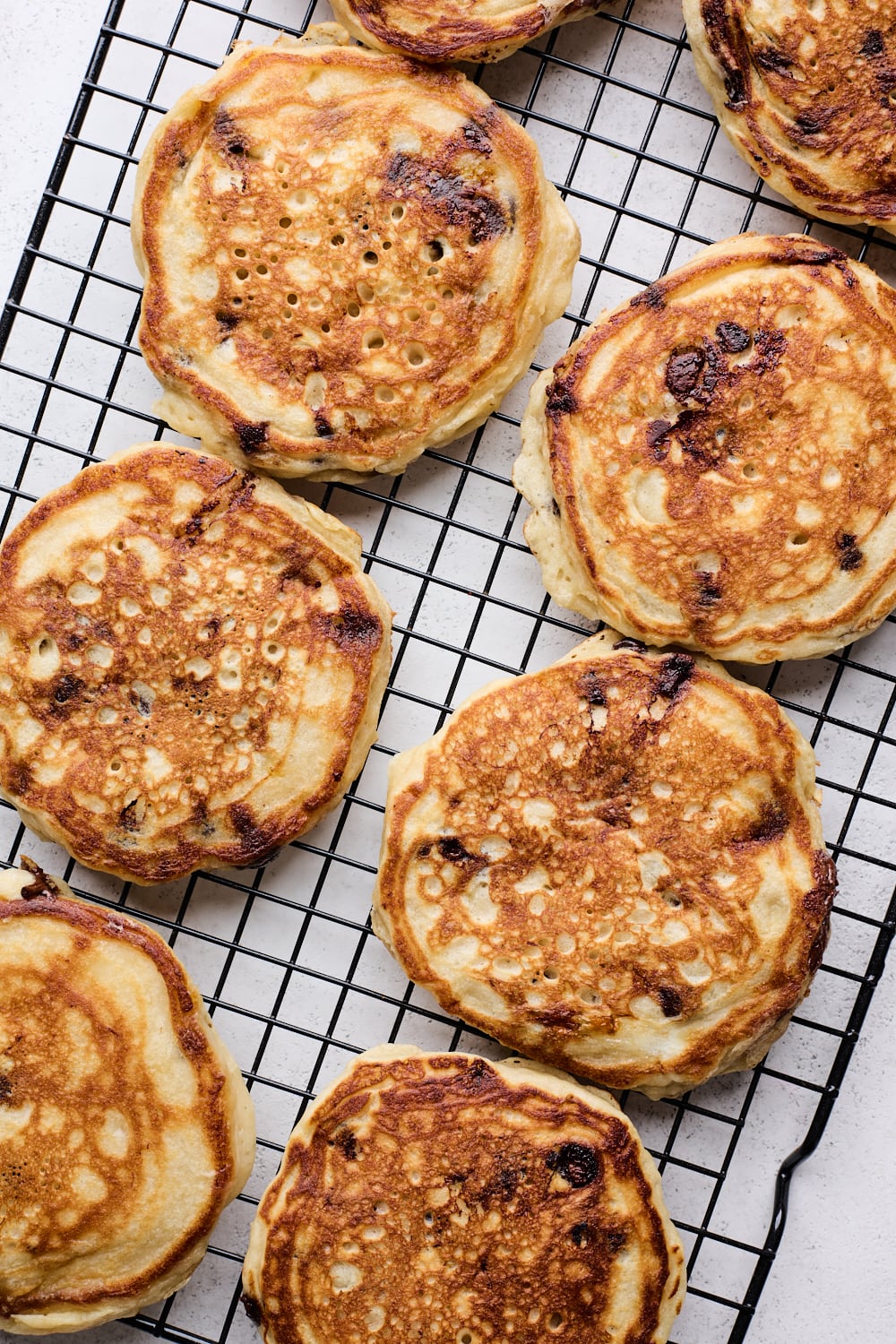 Banana Chocolate Chip Pancakes