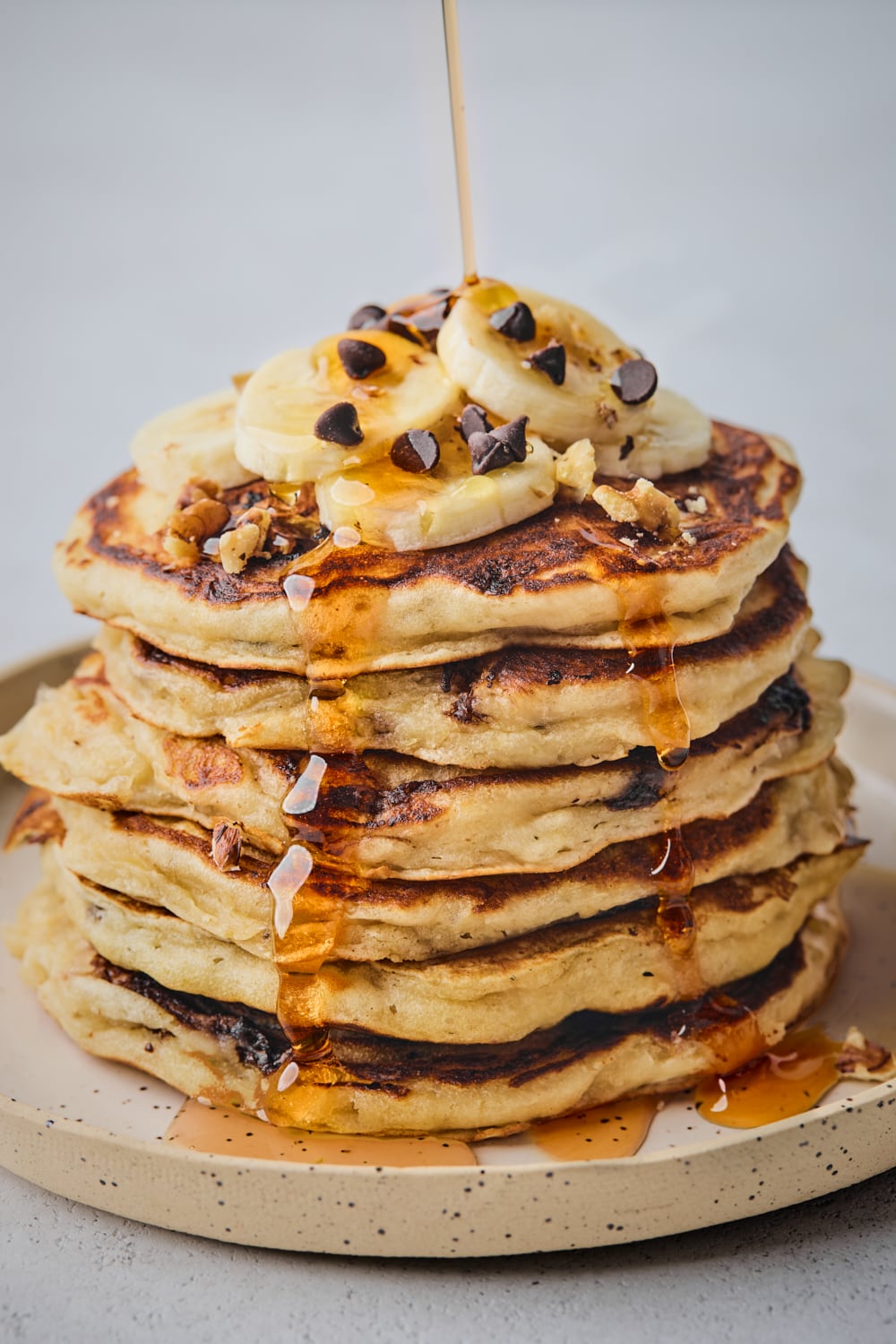 Banana Chocolate Chip Pancakes