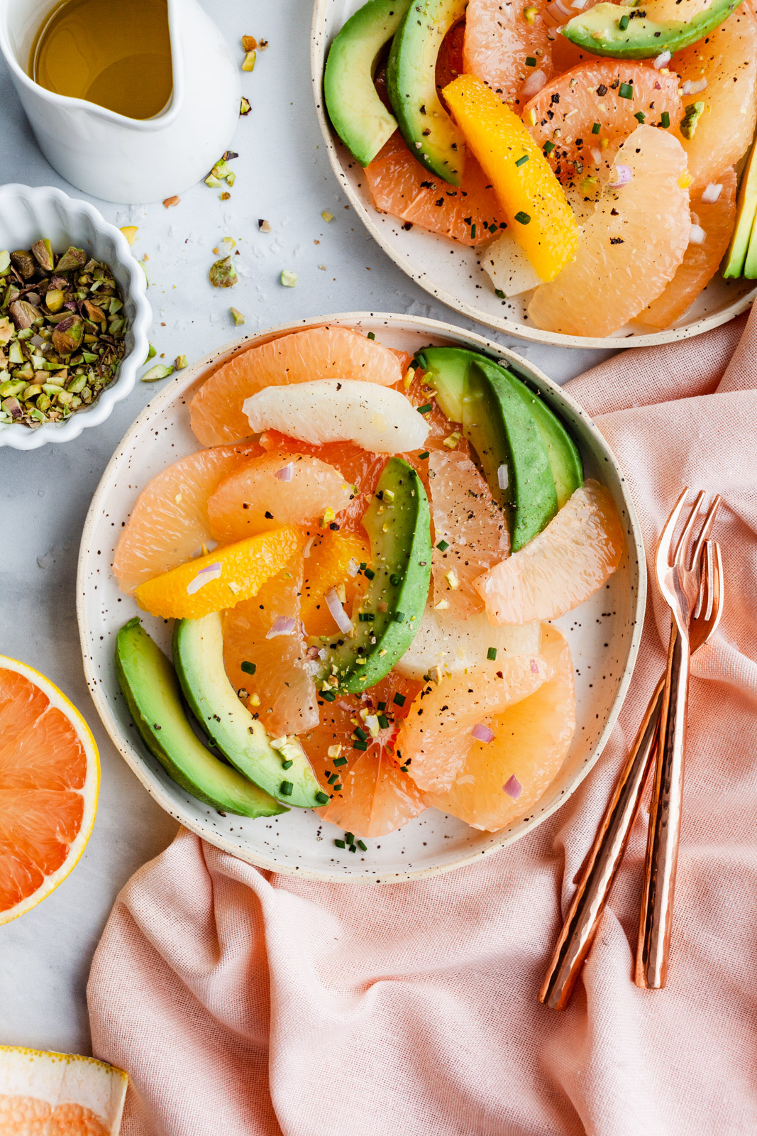 Pink Grapefruit and Avocado Salad