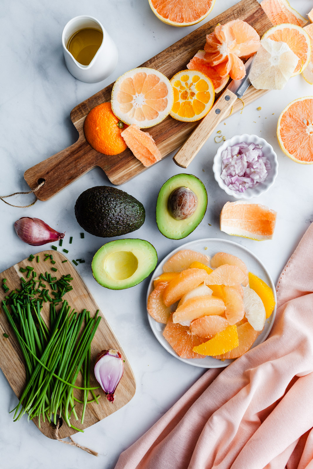 Pink Grapefruit and Avocado Salad