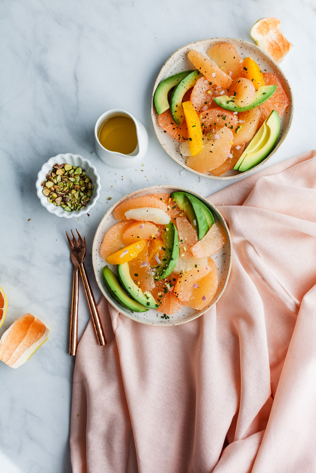 Pink Grapefruit and Avocado Salad