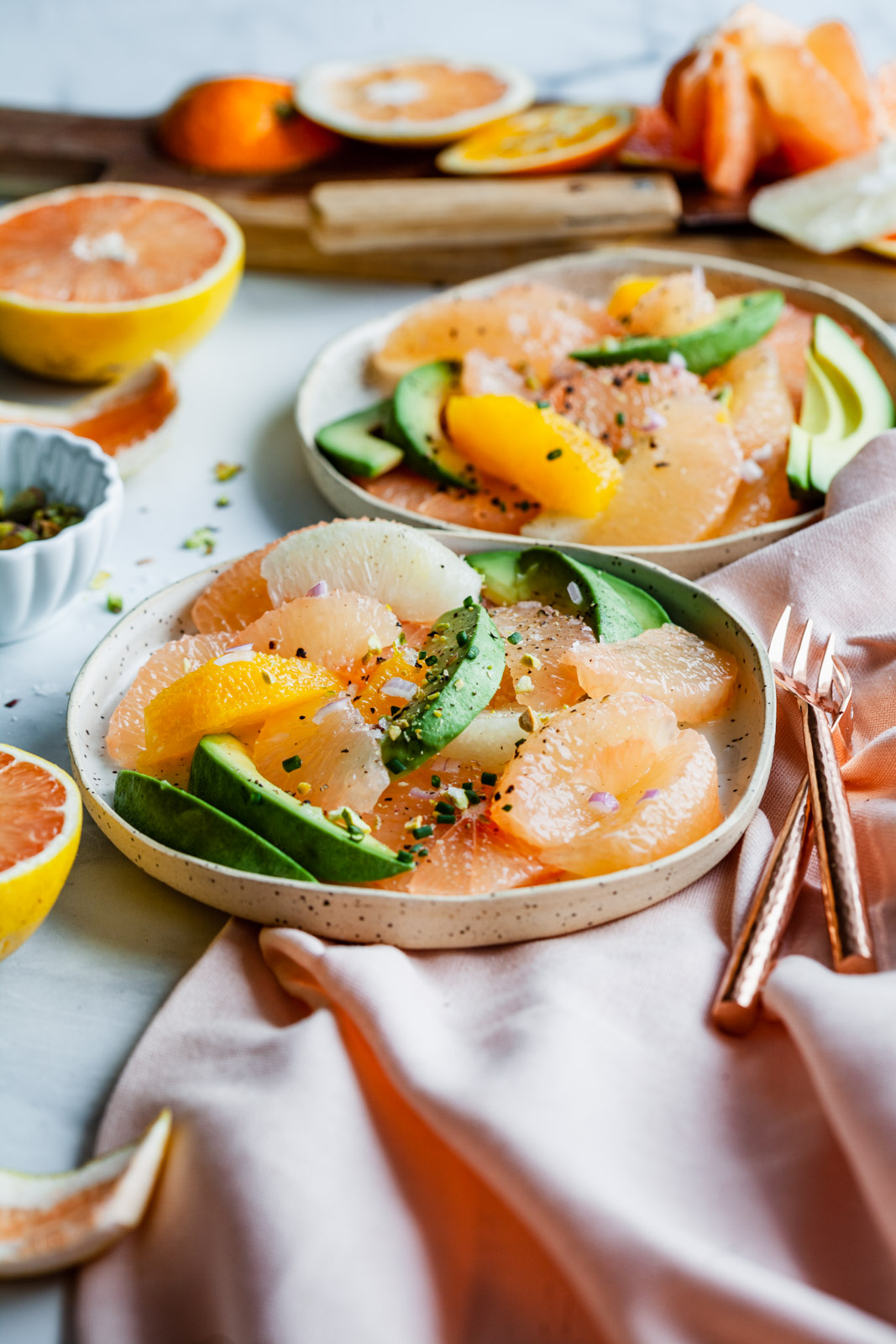 Pink Grapefruit and Avocado Salad