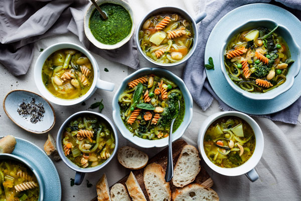 One Pot Vegan Green Minestrone