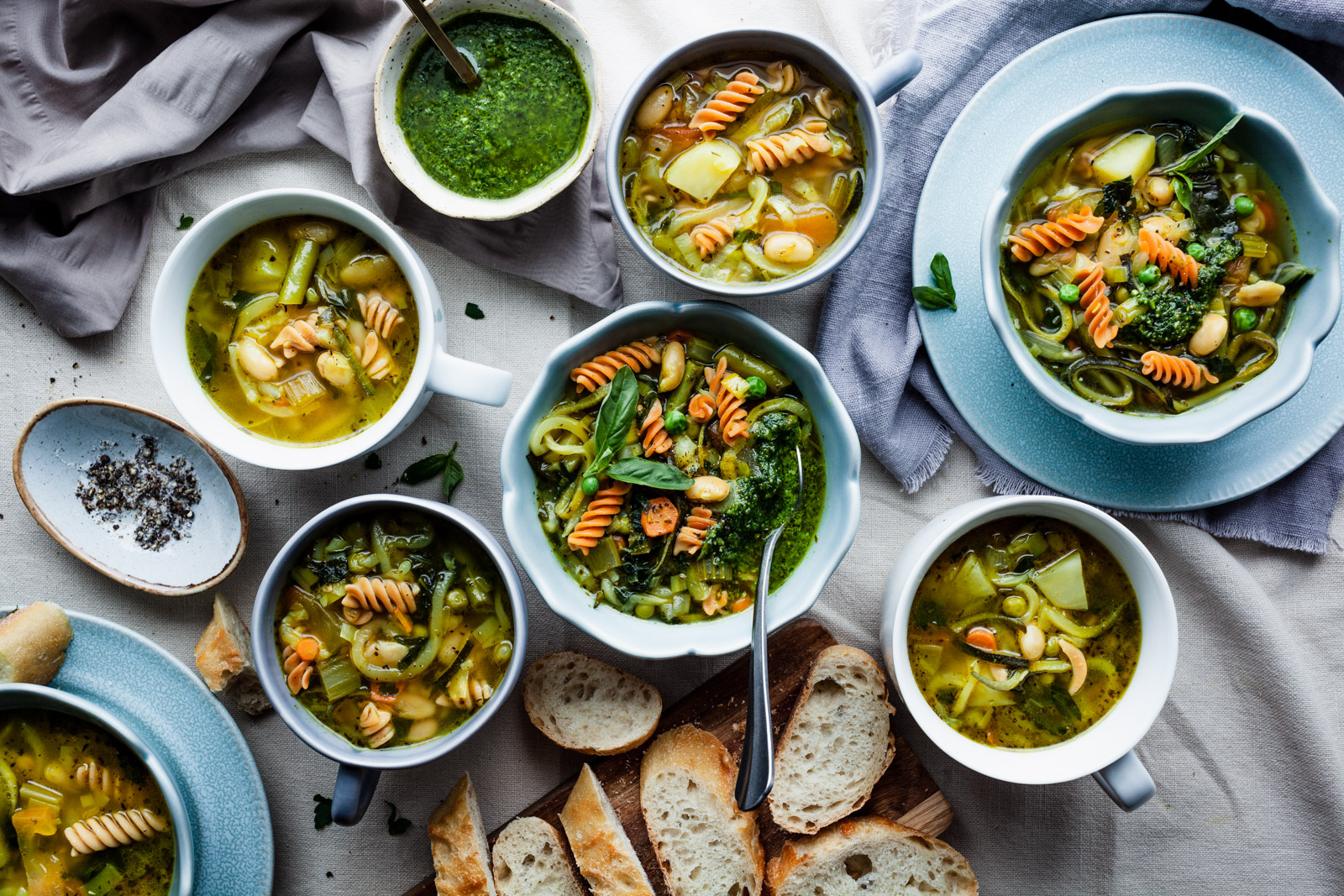 One Pot Vegan Green Minestrone