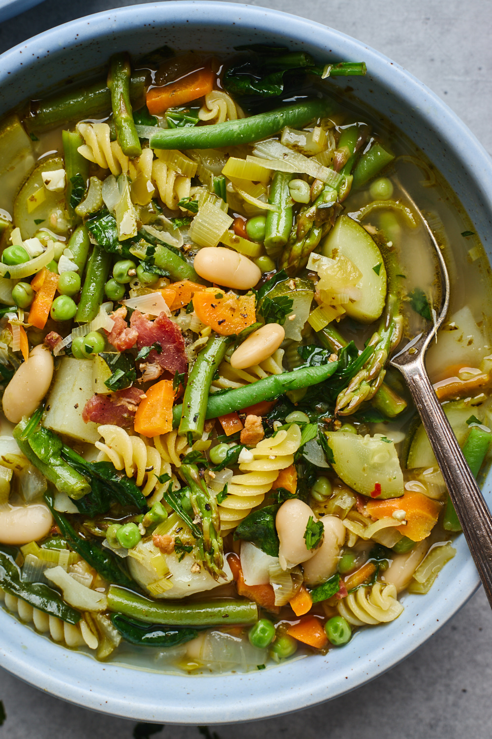 One Pot Vegan Green Minestrone