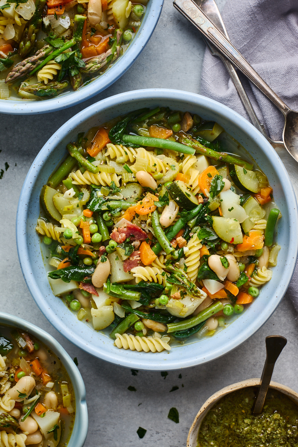 One Pot Vegan Green Minestrone