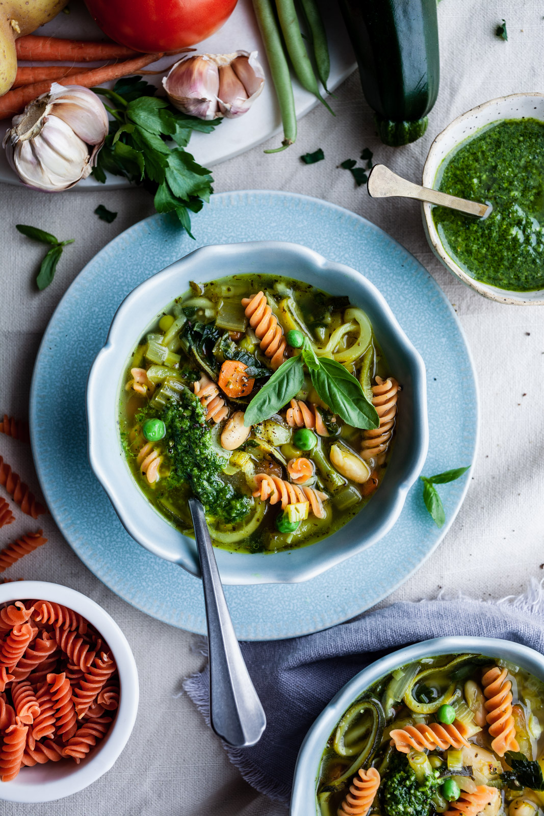 One Pot Vegan Green Minestrone