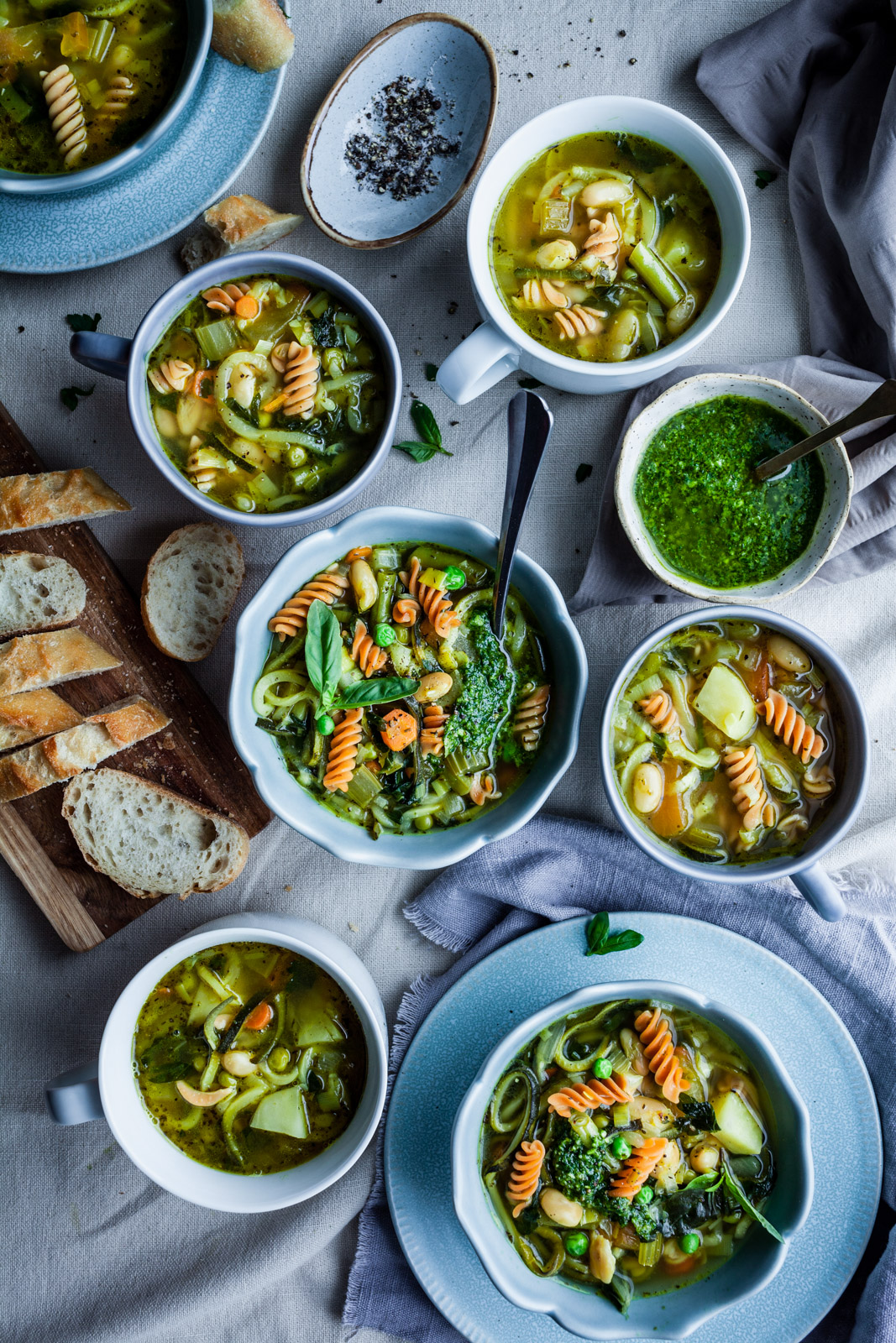 One Pot Vegan Green Minestrone