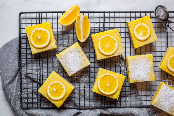 Classic Easy Meyer Lemon Bars With Shortbread Crust