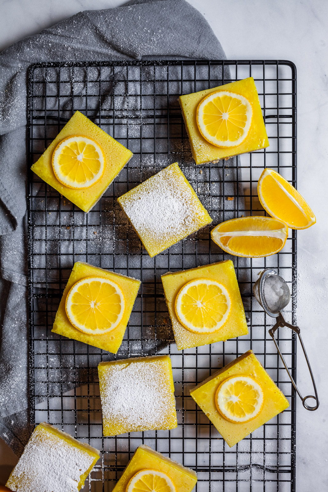 Classic Easy Meyer Lemon Bars With Shortbread Crust