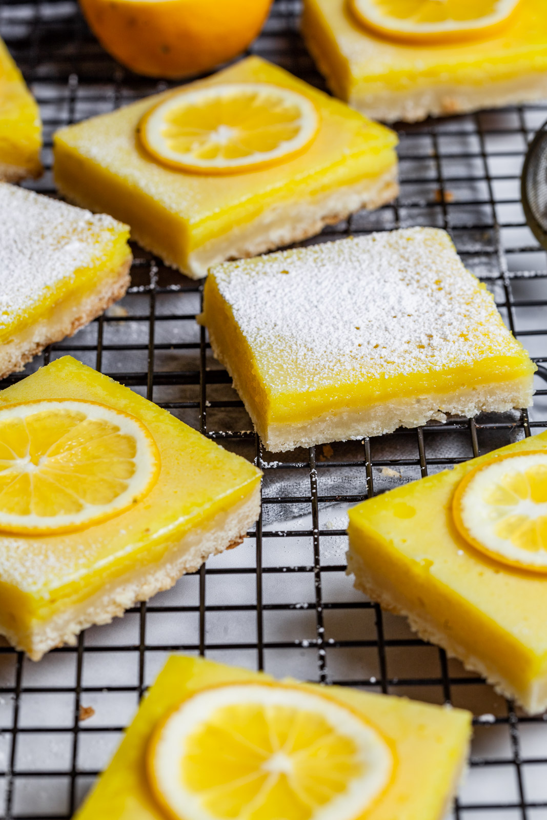 Classic Easy Meyer Lemon Bars With Shortbread Crust