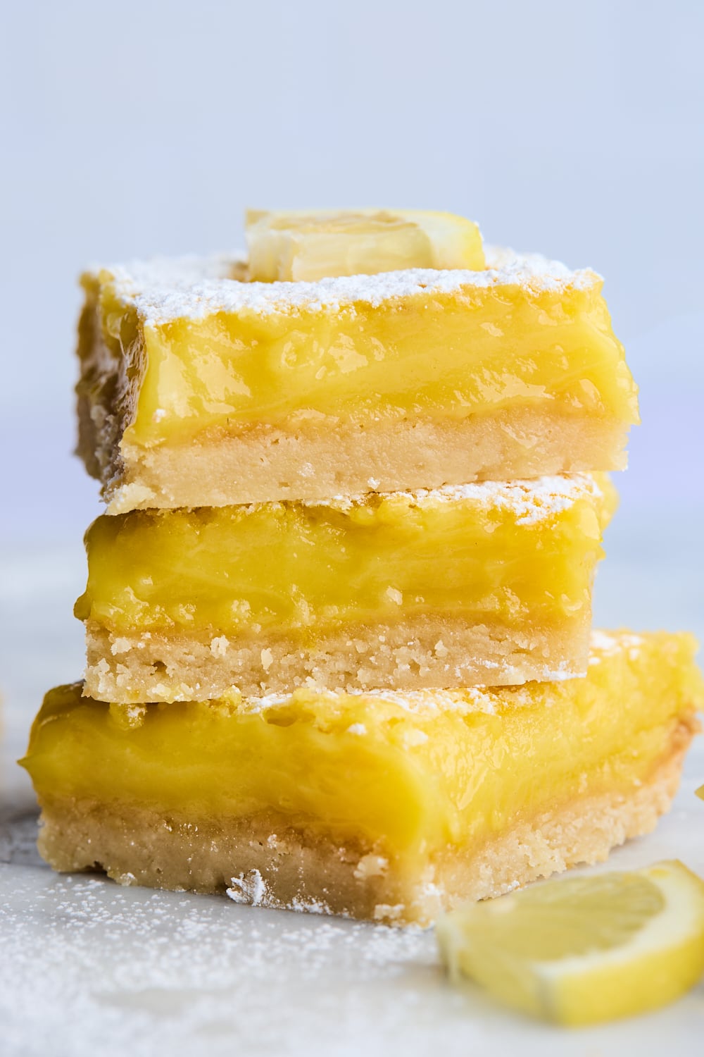 Classic Easy Meyer Lemon Bars With Shortbread Crust