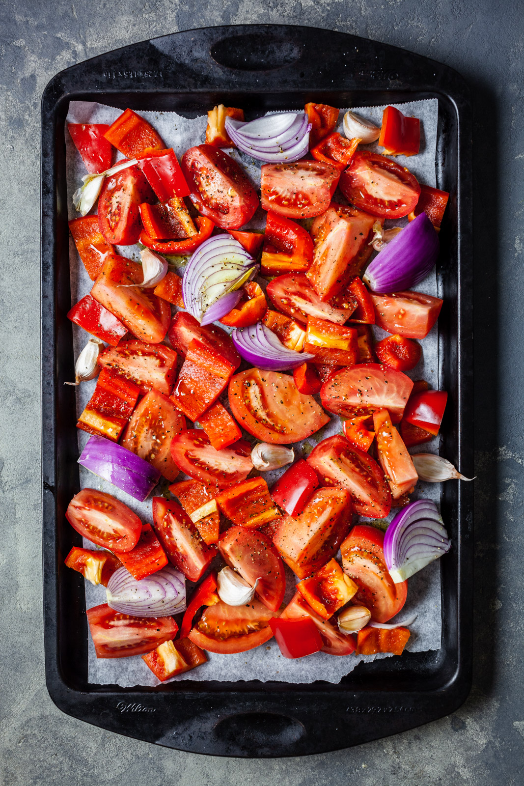 Classic Roasted Tomato And Sweet Pepper Soup With Swedish Poppy Seed Bread