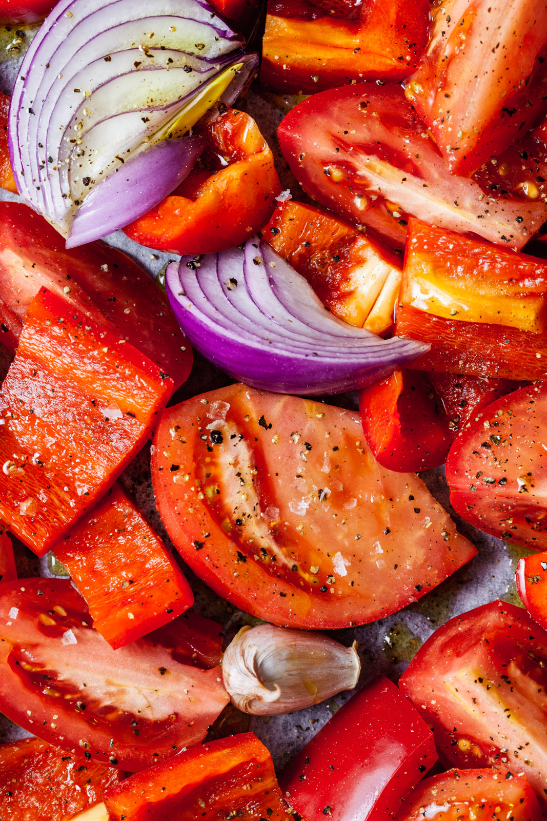 Classic Roasted Tomato And Sweet Pepper Soup With Swedish Poppy Seed Bread