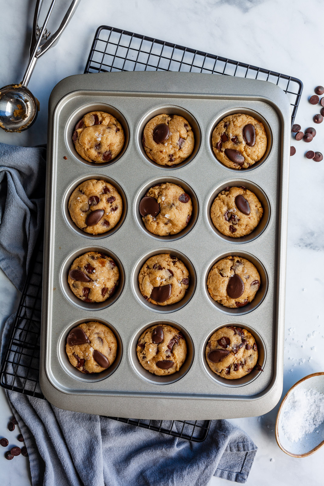 Vegan Chocolate Chip Cookie Cups