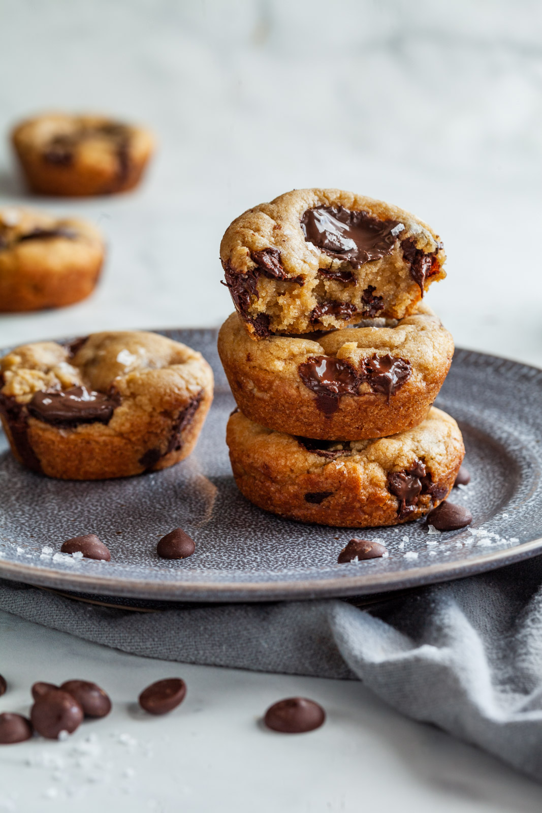 Vegan Chocolate Chip Cookie Cups