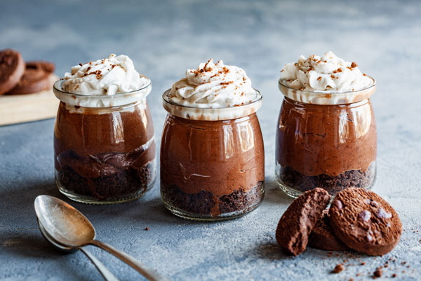 Double Chocolate Vegan Mousse Parfait