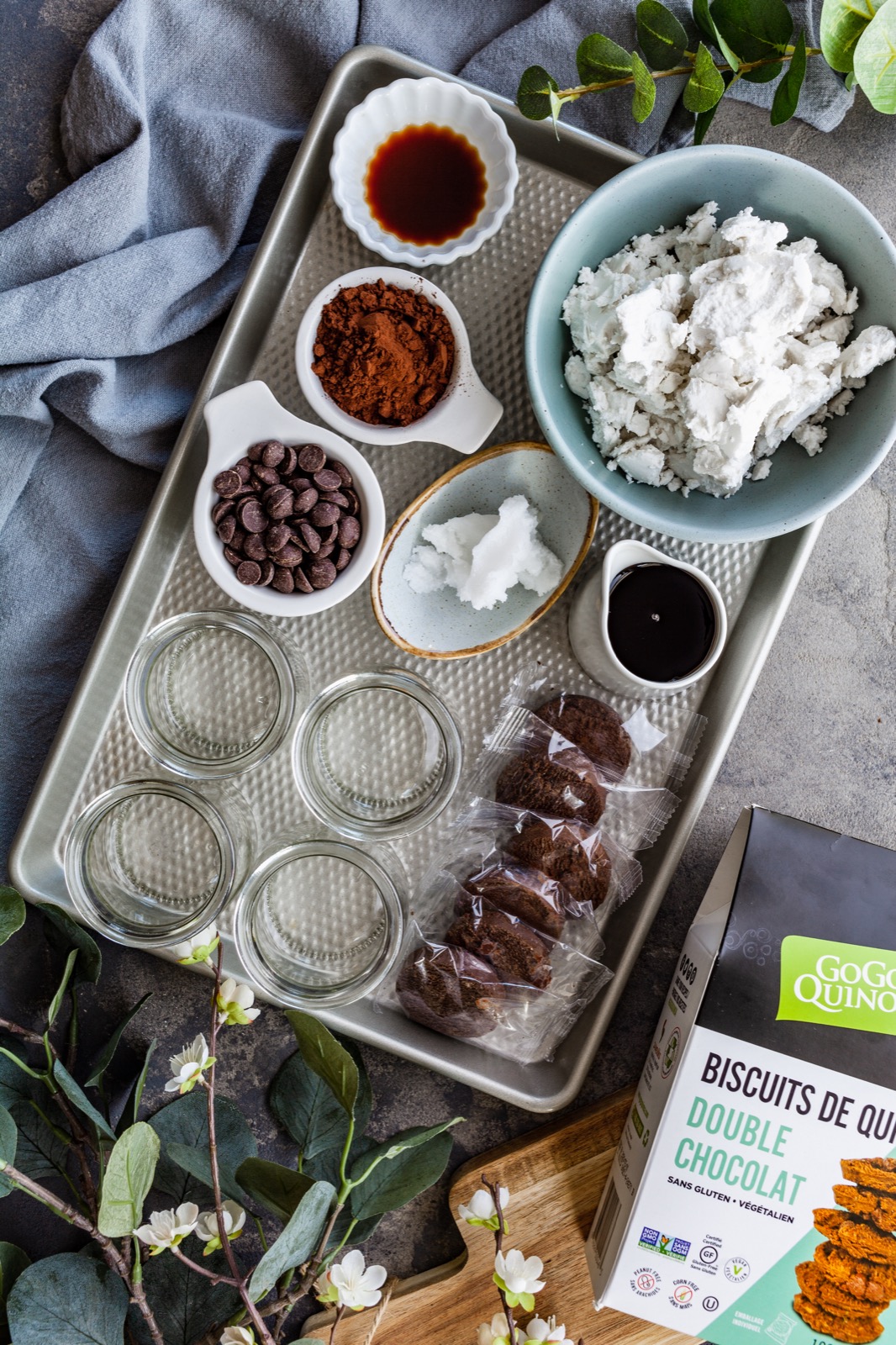 Double Chocolate Vegan Mousse Parfait