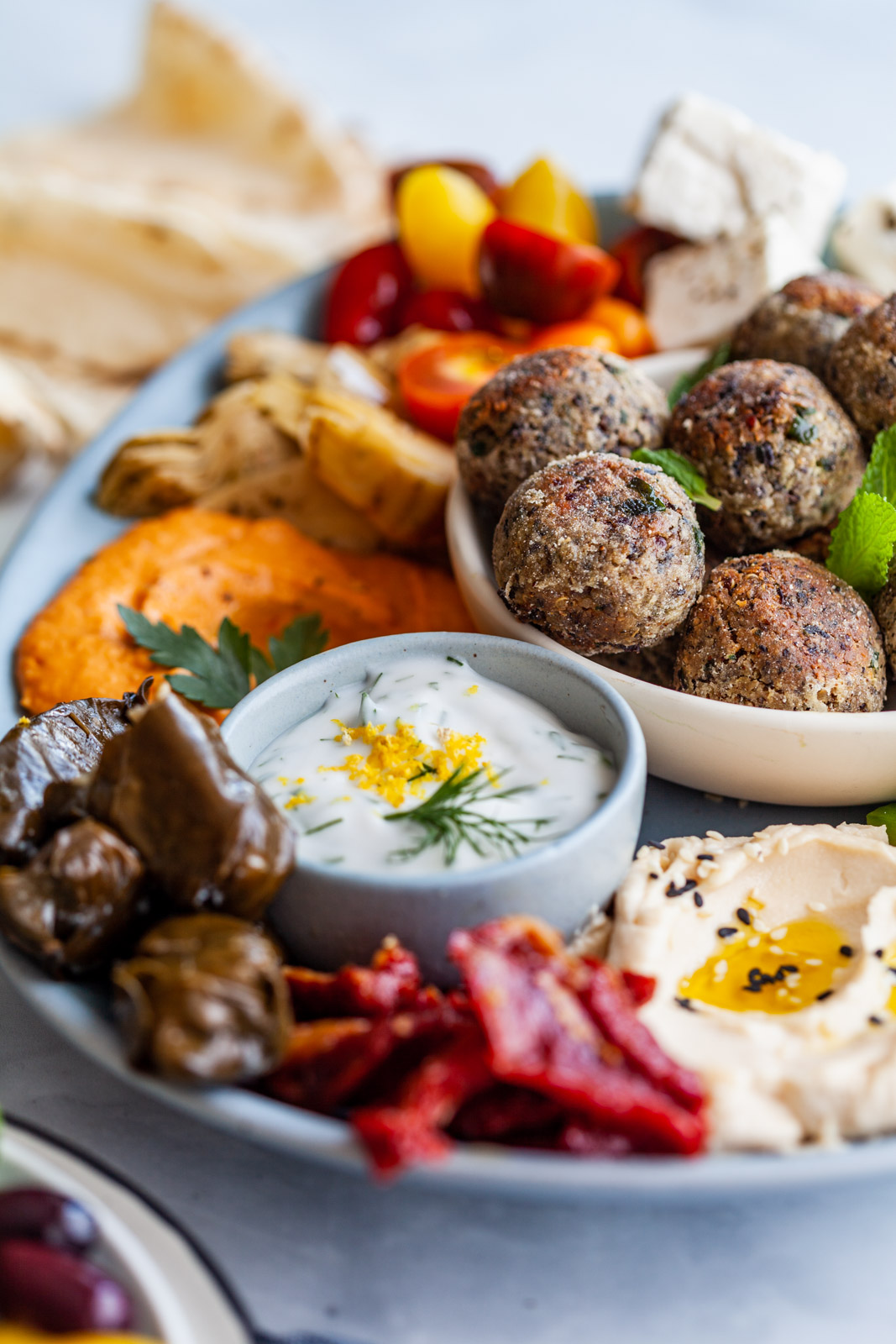 Vegan Greek Meatballs