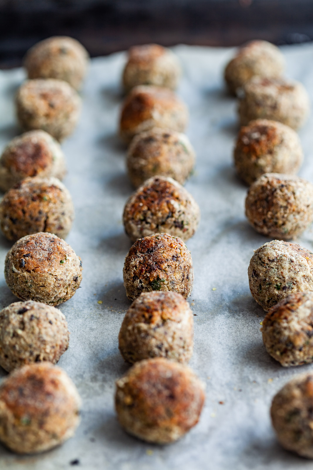 Vegan Greek Meatballs