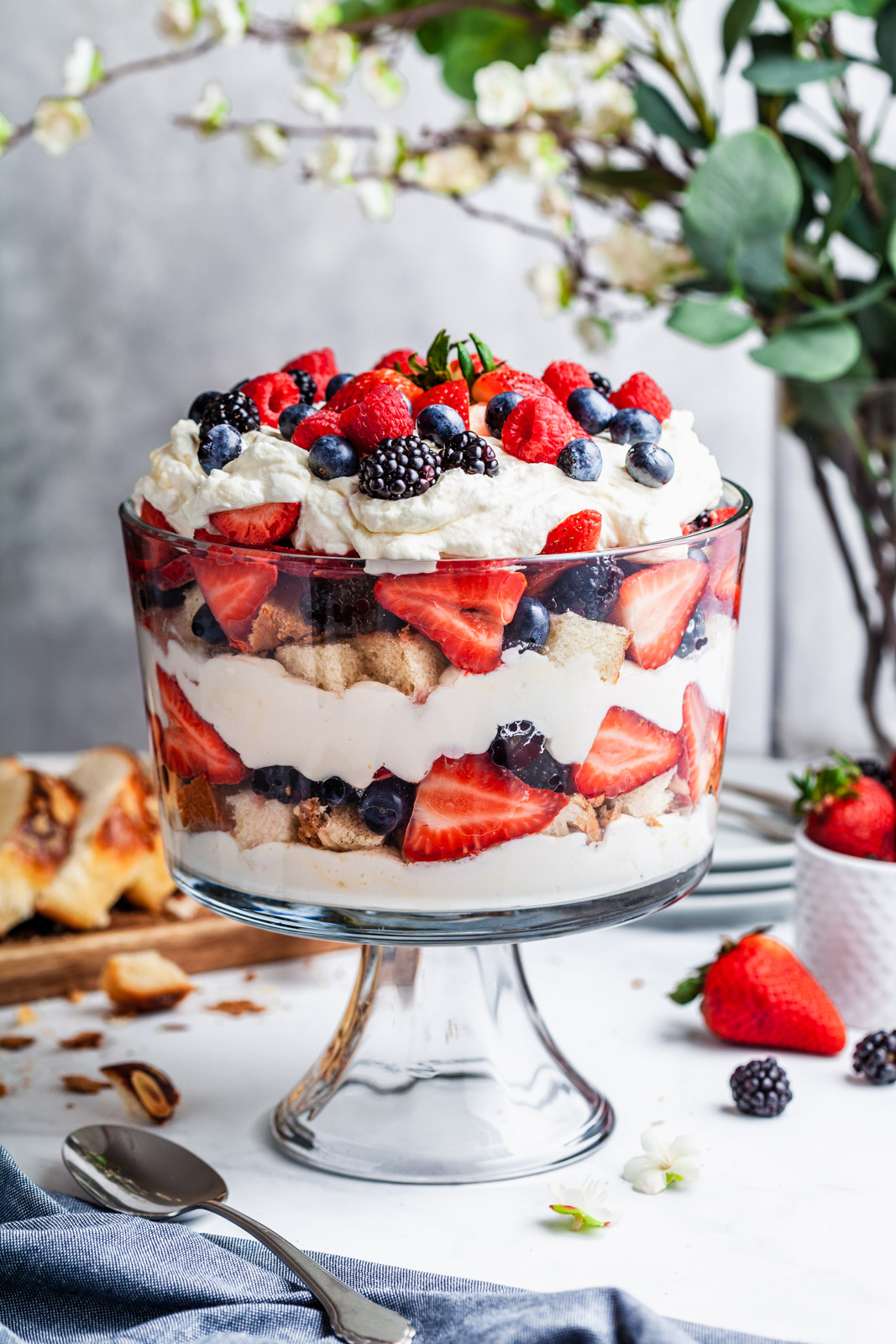 Quick And Easy Mixed Berry Trifle