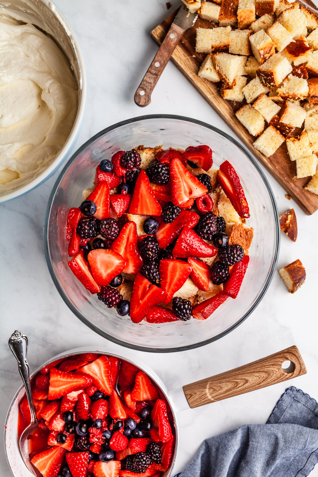 Quick And Easy Mixed Berry Trifle