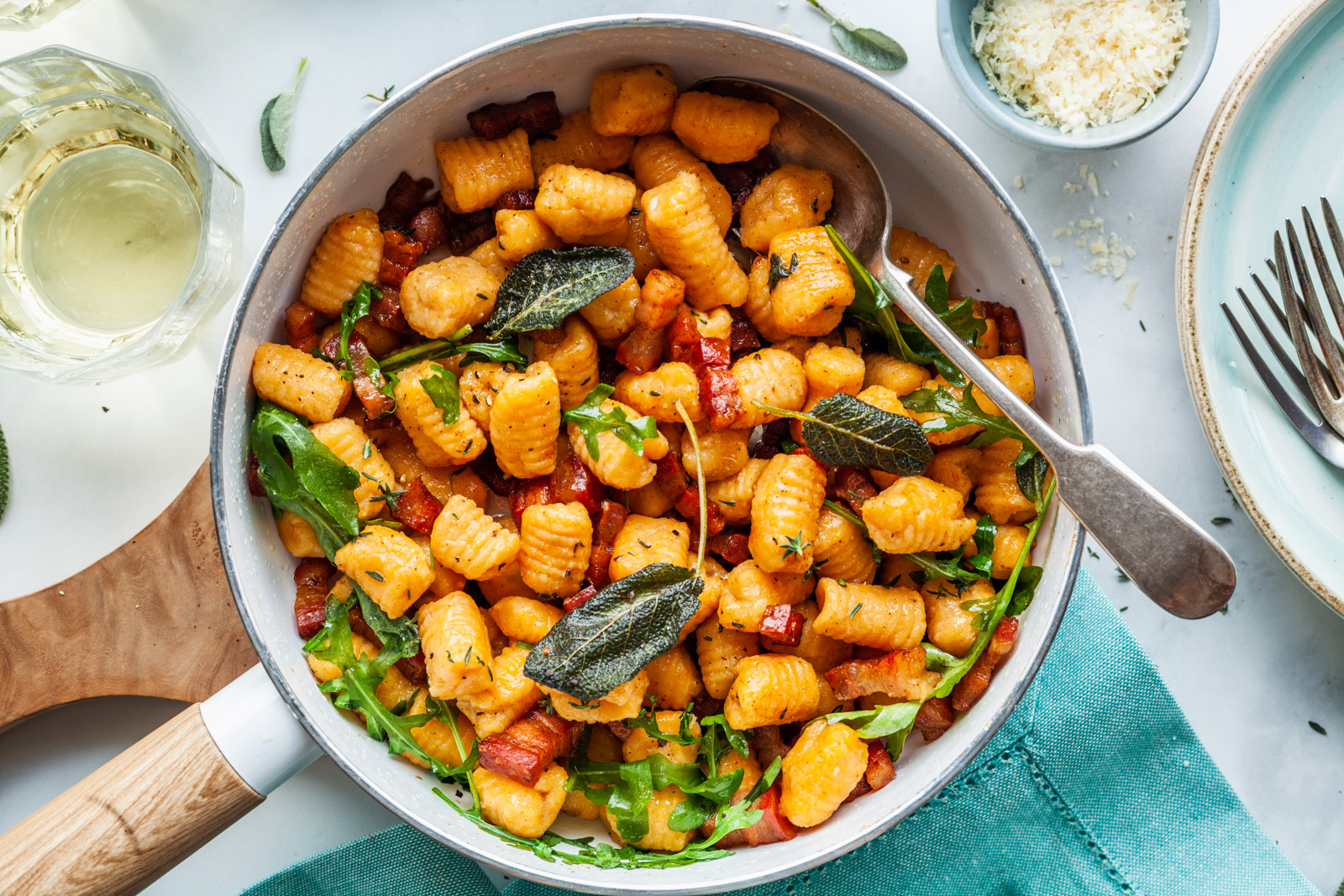 Sweet Potato Gnocchi With Sage and Thyme Brown Butter