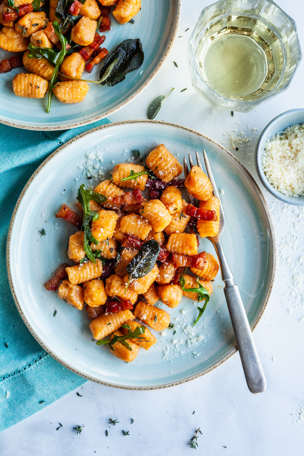 Sweet Potato Gnocchi With Sage and Thyme Brown Butter