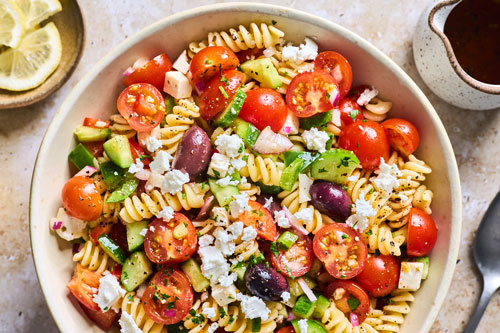Easy Greek Pasta Salad